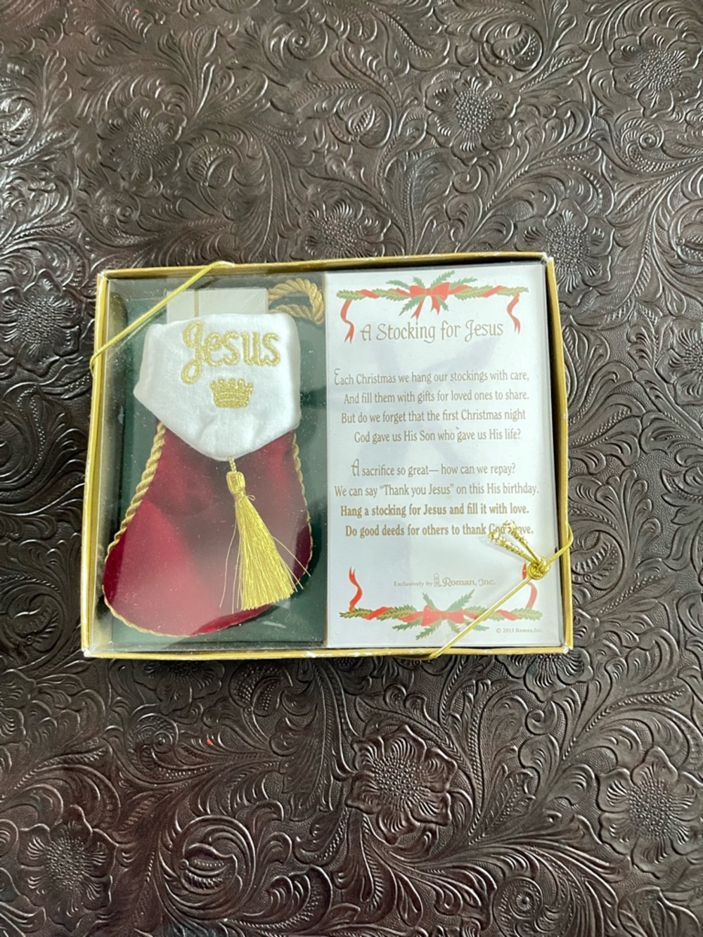 a "Stocking for Jesus", a meaningful Christmas ornament tradition Roman, Inc.